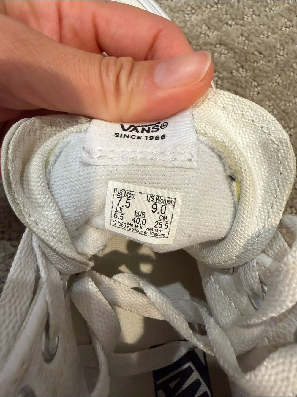 Vans used but